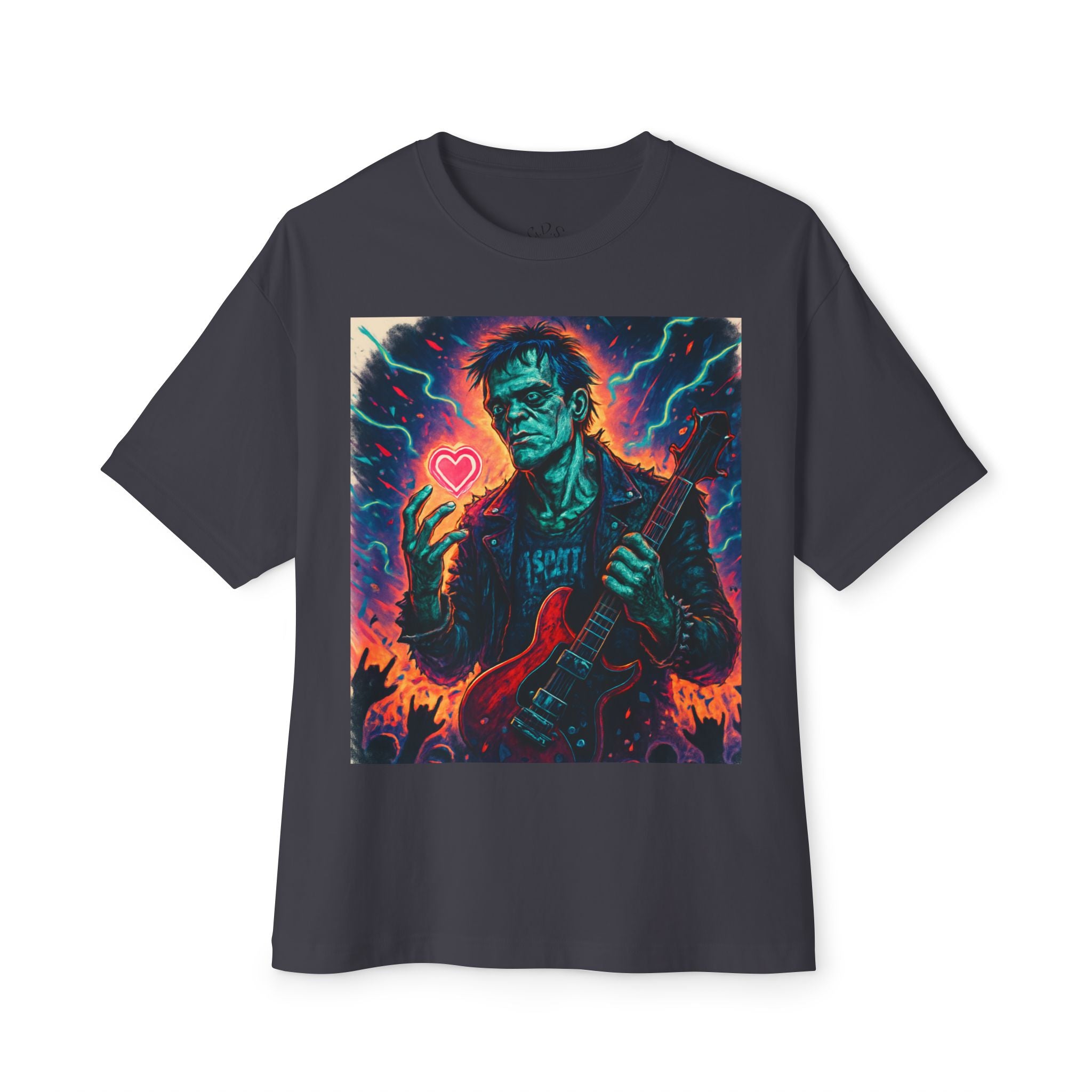 Frankenstein Guitarist Graphic Tee