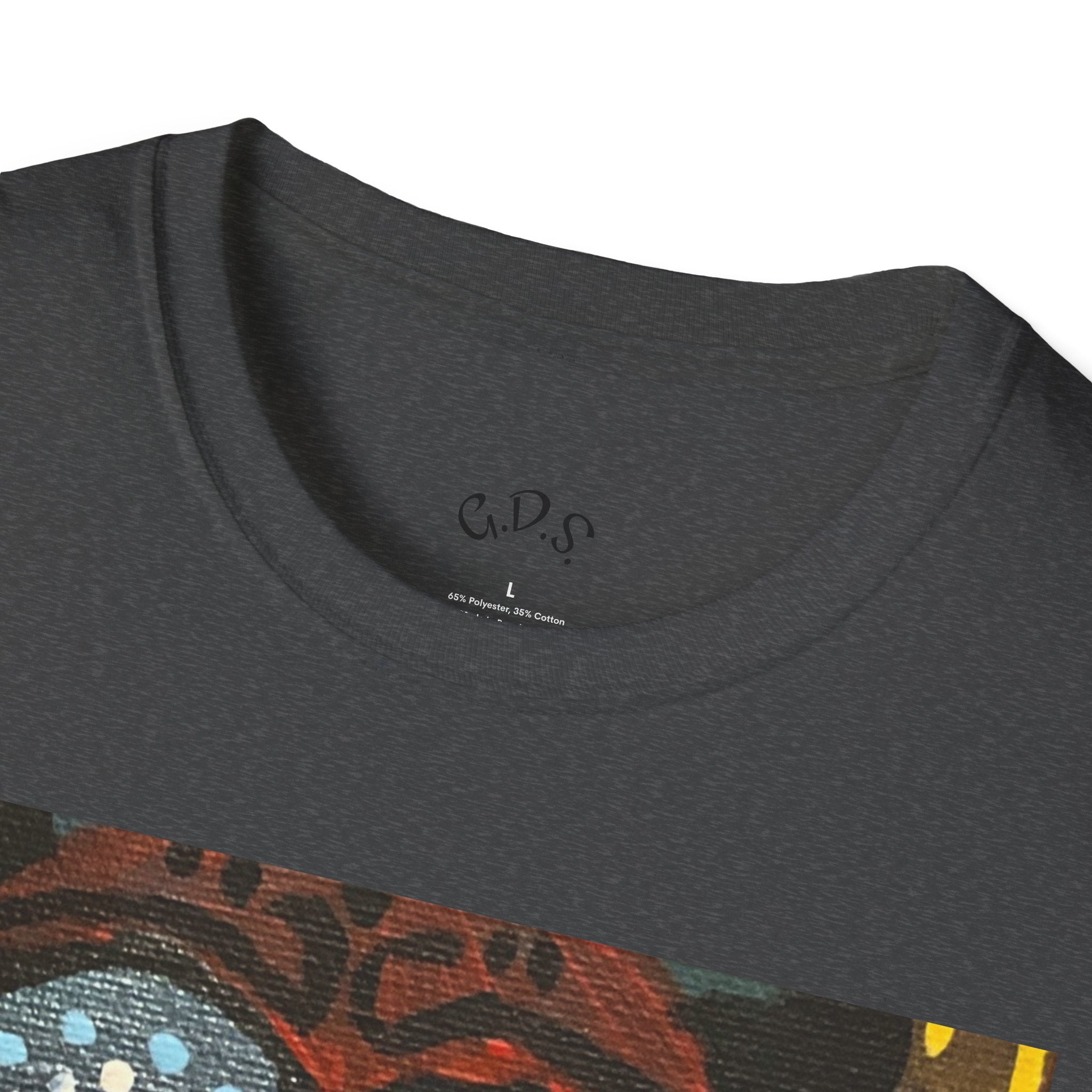 Skull Moon Eyes T-Shirt — Surreal Tribal Art Tee