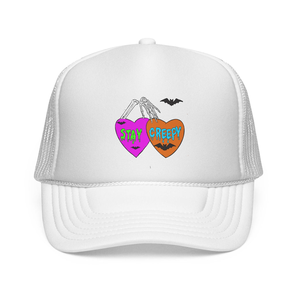 Copy of Pink Skull Dagger Trucker Cap — Retro Edgy Mesh Hat for Streetwear & Gifts