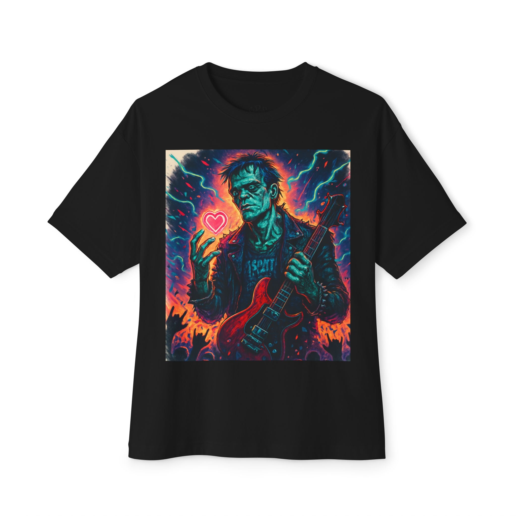 Frankenstein Guitarist Graphic Tee