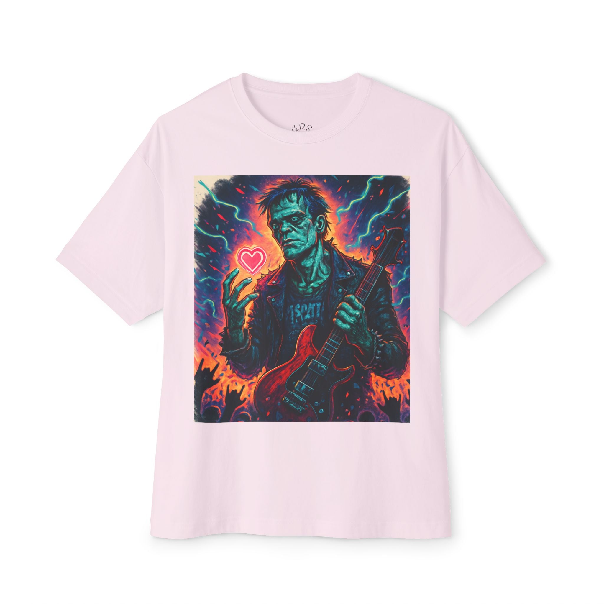 Frankenstein Guitarist Graphic Tee