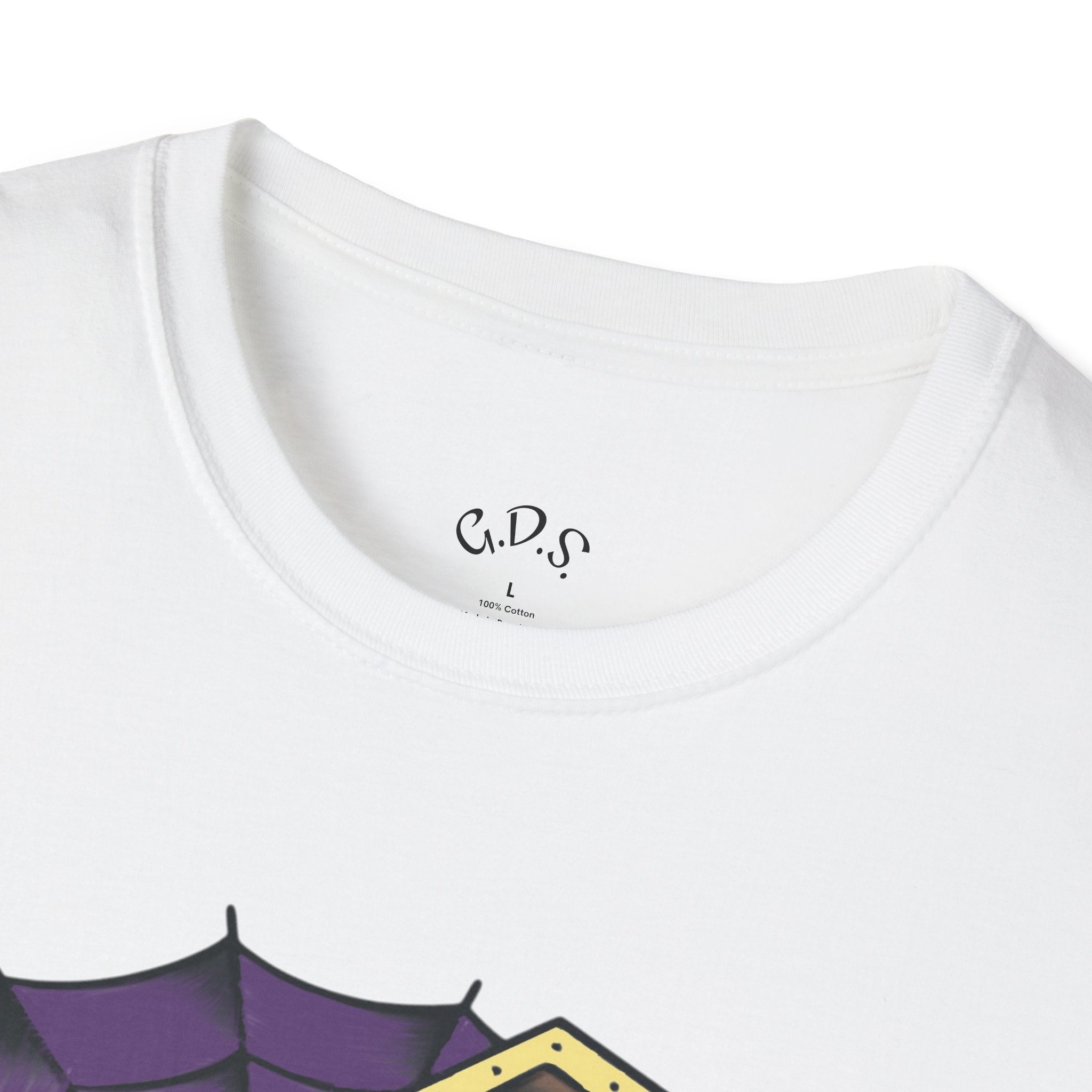 Skull Coffin T-Shirt — Gothic Floral Halloween Tee