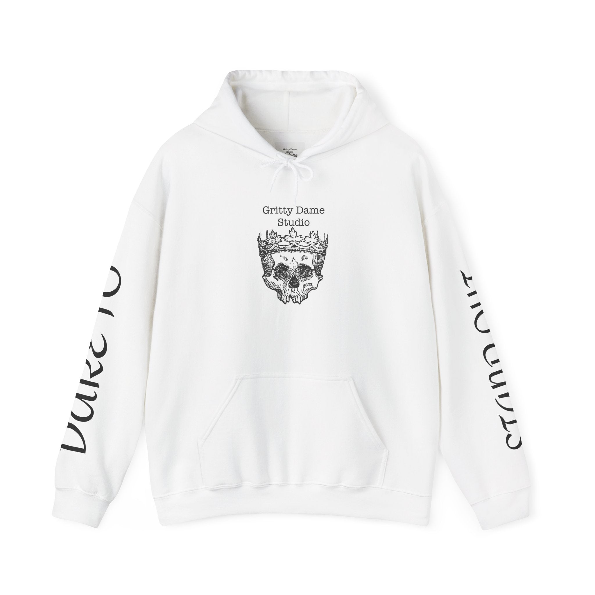Hoodie — Gritty Dame Studio Crowned Skull Graphic