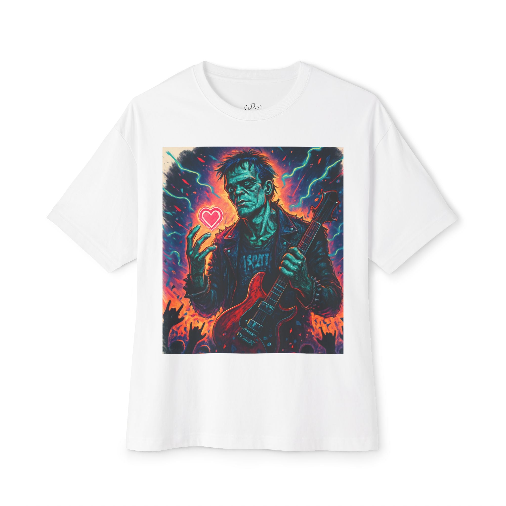 Frankenstein Guitarist Graphic Tee